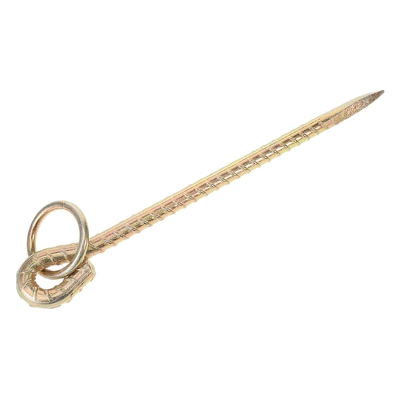 Soimiss Dog Stake Heavy Duty Golden Iron for Outdoor Playing 1Set