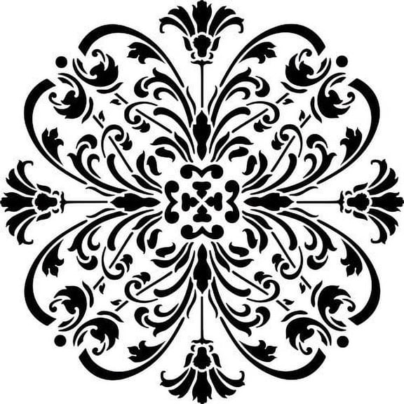 Turn of the Century Medallion Stencil by Designer Stencils (10 mil plastic)
