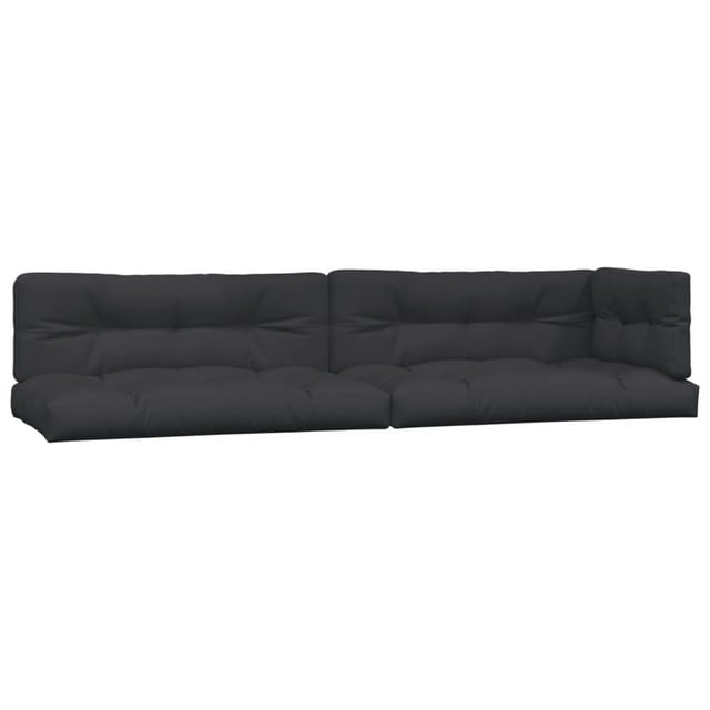 Set de Cojines Casafoyer para Sofá Pallet 5 piezas Tela Negra