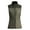 Olive/Dark Olive, variant on Women's Horizon Primaloft Vest, Color: Jet Black, Size: XS