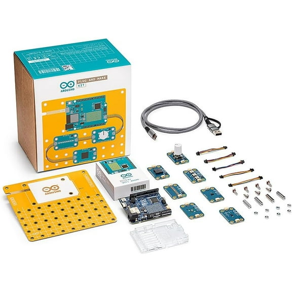 Arduino AKX00069 Official Starter Kit Beginners Build Connected Projects Easily, Educational Technology Learning Coding
