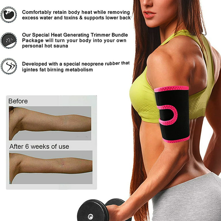 Arm Trimmers Sauna Sweat Band for Women Sauna Effect Arm Slimmer