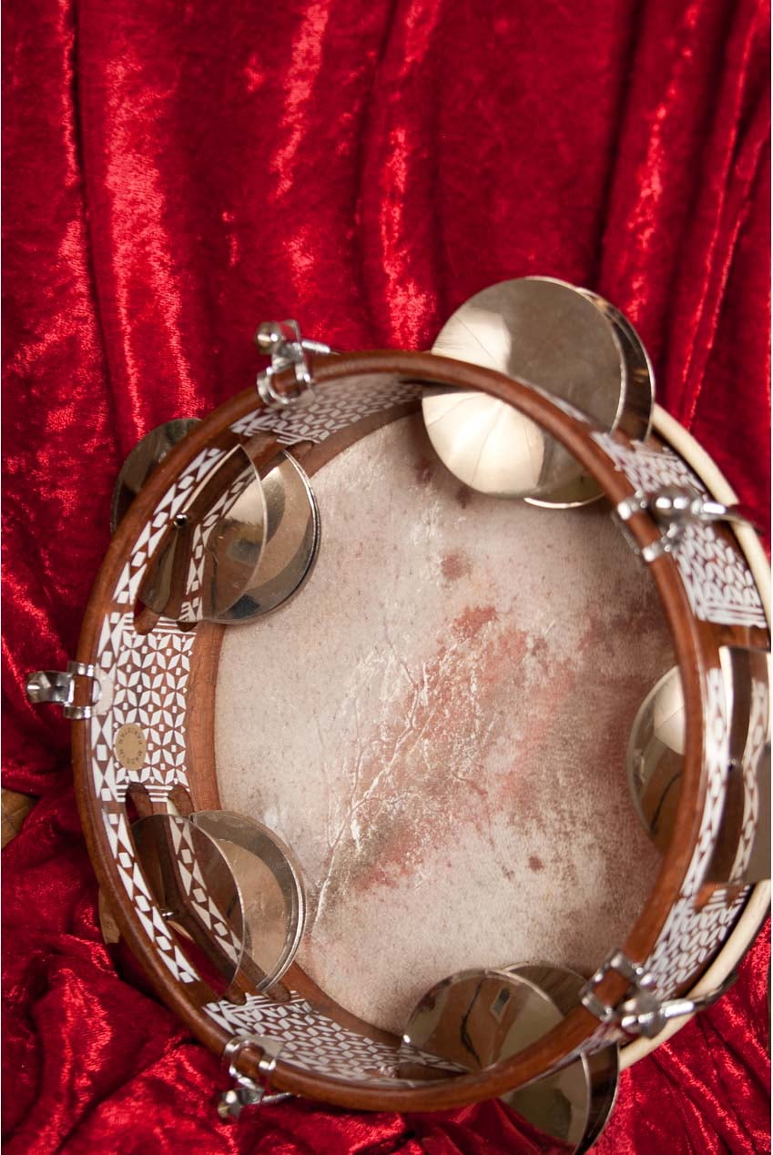 8 1/2" Egyptian Tambourine Drum - Tunable