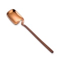 thumbnail image 3 of Cucharas de café Cucharas de acero inoxidable Postre de chocolate colgando mango largo Tamas Copianas Inicio Restaurante Cuchara Accesorios Rose Gold 6 paquetes Yuarrent HA059627-03, 3 of 7