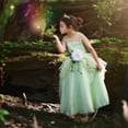thumbnail image 2 of KAWELL Tiana Costume Dress Birthday Role Play Dress Up Ball Gown Halloween Fancy Party Dress, 2 of 7