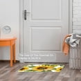 thumbnail image 5 of Small Washable Kitchen Rug, Watercolor Sunflowers Seamless Indoor Door Mats for Entryway, Non Slip Area Rug Floor Carpet for Entrance Bathroom Bedroom, 5 of 7