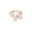 White, variant on Weloille 1Pcs Ladies Fashion Gradient Butterfly Ring Opening Adjustable Ring