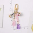 thumbnail image 2 of 1PCS Cute Candy Rainbow Gummy Bear Keychain Women's Key Chain Key Chain Pink, 2 of 5