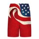 thumbnail image 4 of Pantalones Cortos Casuales para Hombre Imprimir con Bolsillos Pantalones de Playa de Cintura Elástica, Pantalones Cortos de Cintura Elástica para Hombre, 4 of 6