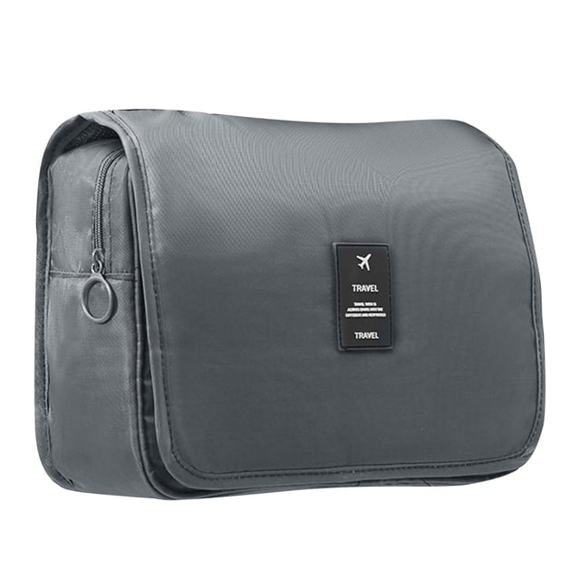Yhmxh Organizadores y almacenamiento Bolsa de lavado portátil multifuncional con ganchos plegables de gran capacidad, bolsa de almacenamiento de maquillaje Almacenamiento de ducha