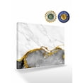 thumbnail image 2 of Gray Gold Marble Wall Art for Living Room,Canvas Picture Wall Decor for Bathroom Bedroom,Modern Abstract Marble Crack Texture Painting Artwork for Office Kitchen Hallway Dining Room Decor 16"x20", 2 of 8