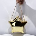 thumbnail image 2 of Mini bolsos de noche tipo bandolera para mujer, bolsos y carteras de diseñador de lujo para mujer, novedad de 2024, en cadena de espejo con forma de estrella de acrílico para el hombro, 2 of 5