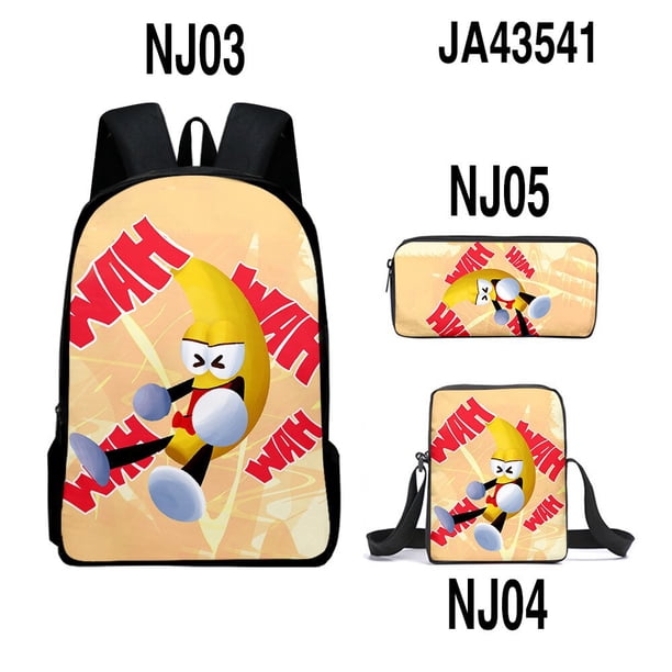 Shovelware Brain Game Roblox mochila escolar de recuerdo impresa para estudiantes de escuela primaria y secundaria, mochila con cremallera, nuevo