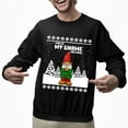 thumbnail image 2 of Christmas Sweatshirt, This Is My Gnome Costume Funny Christmas Sweatshirt, Unique Winter Holiday Sweatshirt, Witty Gnome Lover Gift for Women & Men, 2 of 5