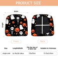 thumbnail image 3 of Halloween Ghosts Pumpkins and Skeletons Seat Covers for Dining Room Chairs Set Of 4,Stretch Printed Washable Chair Seat Cover with Elastic Ties and Button,Removable Waterproof Couch Cushion Covers, 3 of 6