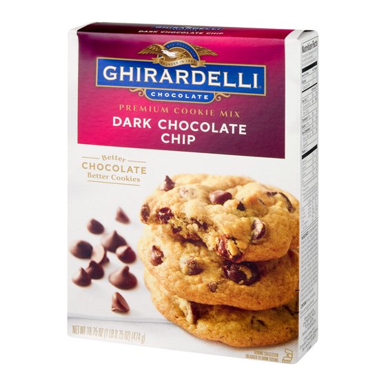 ghirardelli triple chocolate chip cookies