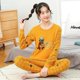 thumbnail image 1 of Conjunto de pijamas de algodón para niños y niñas, ropa de dormir de manga larga, para Navidad, 8-18 años, 1 of 4