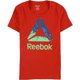 thumbnail image 1 of Reebok Delta Logo Graphic playera para mujer, naranja, mediano Reebok Camiseta gráfica, 1 of 1