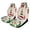 Color-2, variant on Christmas Design Festive.(2) Car Seat Cover 2 Piece Set Saddle Blanket Carseat Universal Fit for Vehicle Sedan SUV