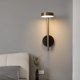 thumbnail image 2 of Gold Iron Wall Lamp, Retro Acrylic Design, Suitable for Bedroom, Cafe, Bar and Farmhouse, Decorative Lighting, 2 of 5
