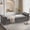 Gray, variant on Arouseden 88.6" Gray Extra Large End of Bed Sofa with 2 Pillows,Daybed Chaise,Chenille Oversized Chaise Lounge Bench,Extra Long Upholstered Bench for Bedroom,Window,Entryway, Living Room
