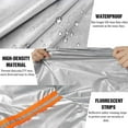 thumbnail image 3 of Cubierta completa impermeable para coche, protección para refugio contra el sol, la lluvia, la nieve, el polvo, para exteriores, color negro, S-xxl, 3 of 5
