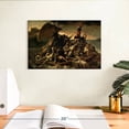 thumbnail image 3 of Elephant Stock The Raft Of The Medusa Wall Art - Horizontal Canvas Wall Art - Living Room Wall Decor - People Canvas - Black And Brown Decor By Theodore Gericault - 12" x 8", 3 of 8