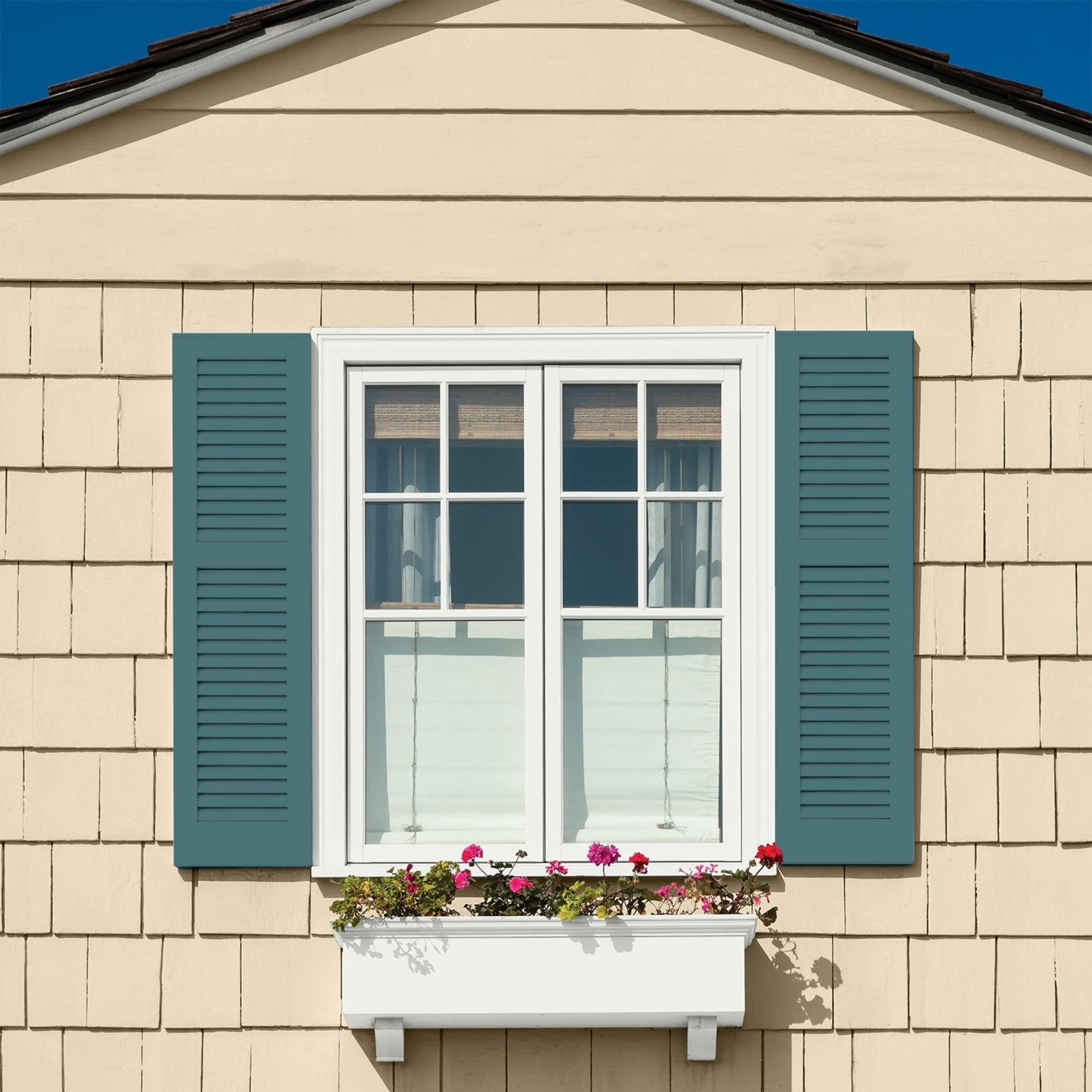 Glidden HEP Vining Ivy / Green Satin Exterior Paint with Primer, 1 Quart