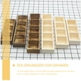 thumbnail image 3 of Organizador de 3 compartimentos para bolsitas de té, paquetes de azúcar, bolsitas de té y barra de café, 3 of 7