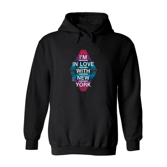 I'm In Love With New York Hoodie Men -Image by Shutterstock, Male x-Large