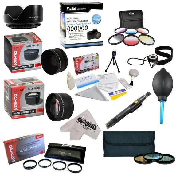 25 Piece Advanced Lens Package For Olympus E-620, E-610, E-520, E-510, E-500, E-450, E-420, E-410, E-5, E-3, E-330, E-1 & E-30 Cameras & 70-300MM, 40-150MM, 14-42MM, 14-45MM, 14-52MM & 35-70MM Lenses
