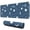 Blue Sun Moon, variant on Long Mouse Pads for Desk,Blue Sun Moon Cloud Planet Eye Star Desk Mats on Top Of Desks, Desk Mouse Pad Extra Large with 3mm Non-Slip Base and Stitched Edge for Gaming,Work,Home 31.5"x11.8"
