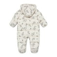 thumbnail image 2 of Jessica Simpson Baby Girls' Print Pram with Fleece Lined Hood, Sizes 0M-12M, 2 of 3