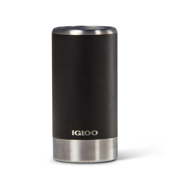 Igloo Manchon de Poubelle en Acier Inoxydable Noir 12 OZ (Slim)