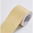 thumbnail image 3 of Wood Grain Waist Line Baseboard Wall Stickers Living Room Bathroom Mirror Border Decals Waterproof Self Adhesive Decor Wallpaper, 3 of 6