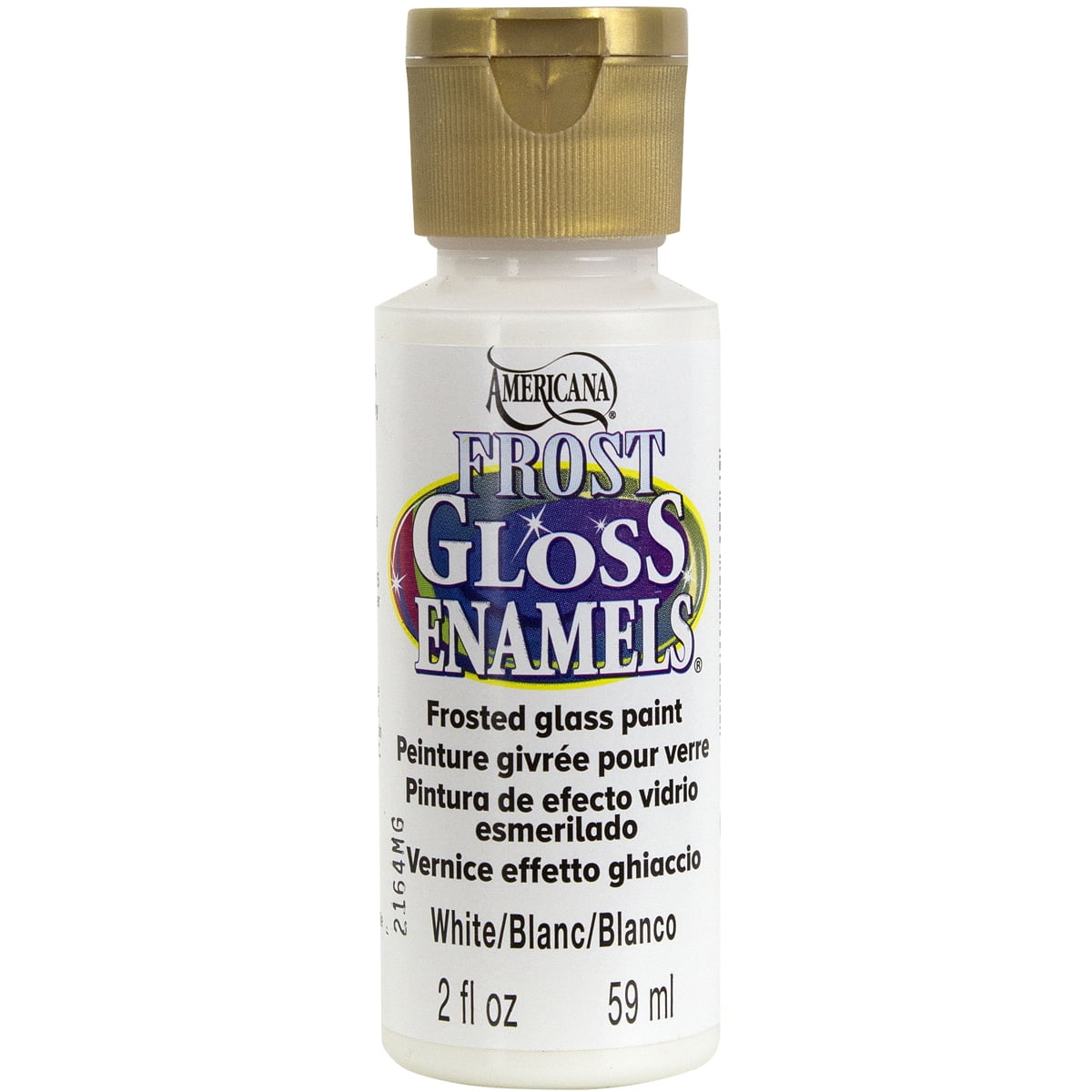 Americana Gloss Enamels Frost Acrylic Paint 2ozWhite