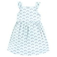 thumbnail image 3 of Hudson Baby Girls Cotton Dresses, Cloudy Rainbow, 12-18 Months, 3 of 4
