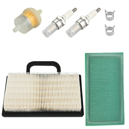 TSV 499486 499486S Air Filter + 273638S 273638 Pre Filter for Briggs & Stratton 18hp to 22hp Intek V-twin Engines Mowers, Replacement Aftermarket Air Fuel Filter Tune Up