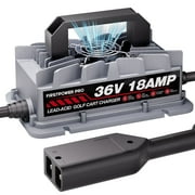 36V Golf Cart Charger for EZGO TXT & Medalist - 18A 750W Smart Charger with Auto Shutoff & Waterproof Design