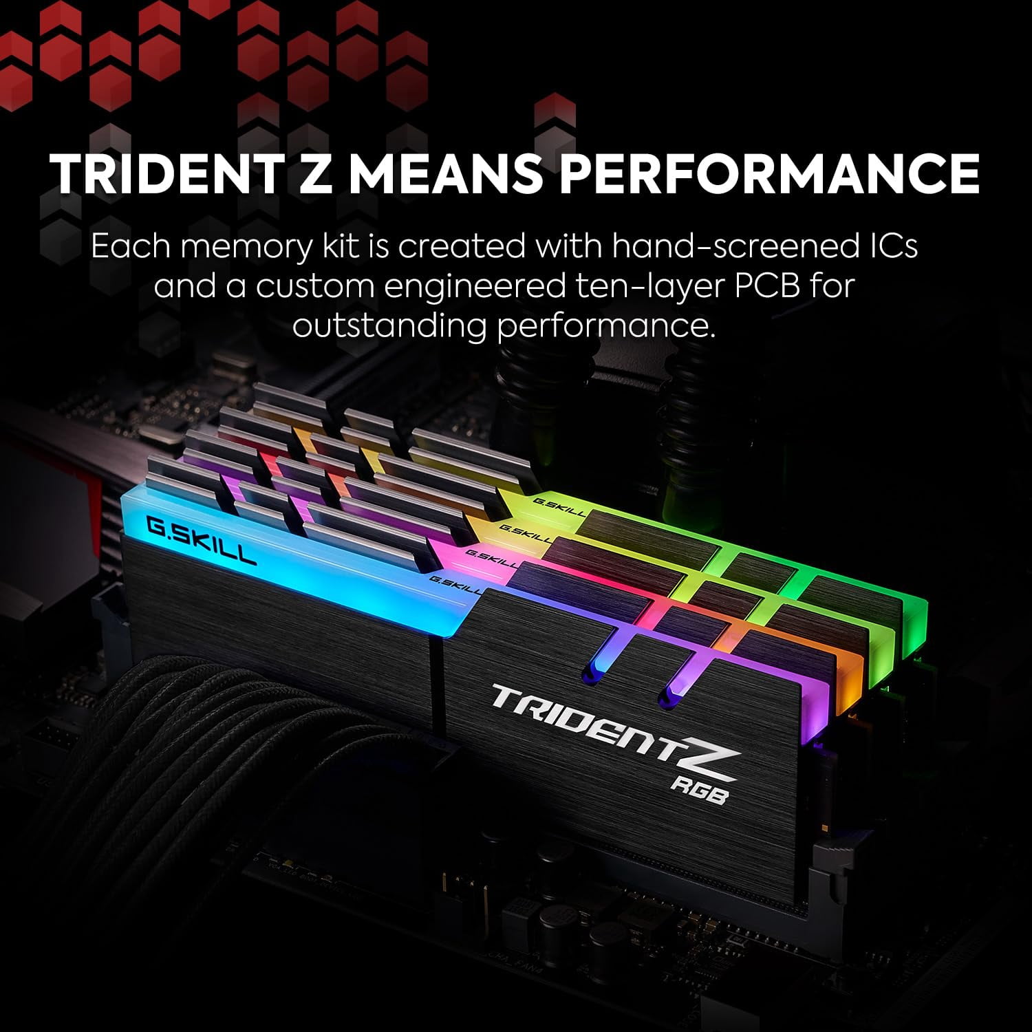 RAM G.Skill Trident Z RGB Series 32GB (2x16GB) DDR4 3200MHz