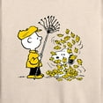 thumbnail image 3 of Peanuts - Charlie Brown Snoopy Fall Leaves - Women's Lightweight French Terry Long Sleeve Shirt, 3 of 6