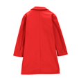 thumbnail image 6 of Girls Trench Coat Single Breasted Wool Dress Coats Winter Long Windbreaker Overcoat for Kids, 6 of 6