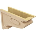 thumbnail image 5 of 7"W x 21"D x 14"H Classic Scroll Rough Cedar Woodgrain TimberThane Corbel, Primed Tan, 5 of 6