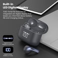 thumbnail image 5 of TOZO ANC ENC Wireless Earbuds Bluetooth 5.3 Headphones Stereo Ear buds IPX8 Waterproof in-Ear Earphones 44H Playback 2 DNS Noise Cancelling Mic Wireless Charging Case Dual LED Display for iOS Android, 5 of 9