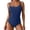 Navy, variant on Minjewel Women's Swimwear: Swimsuit with Pads,High Neck and Plunge Design,Ideal for Summer Fashion and Beachwear,Black,S