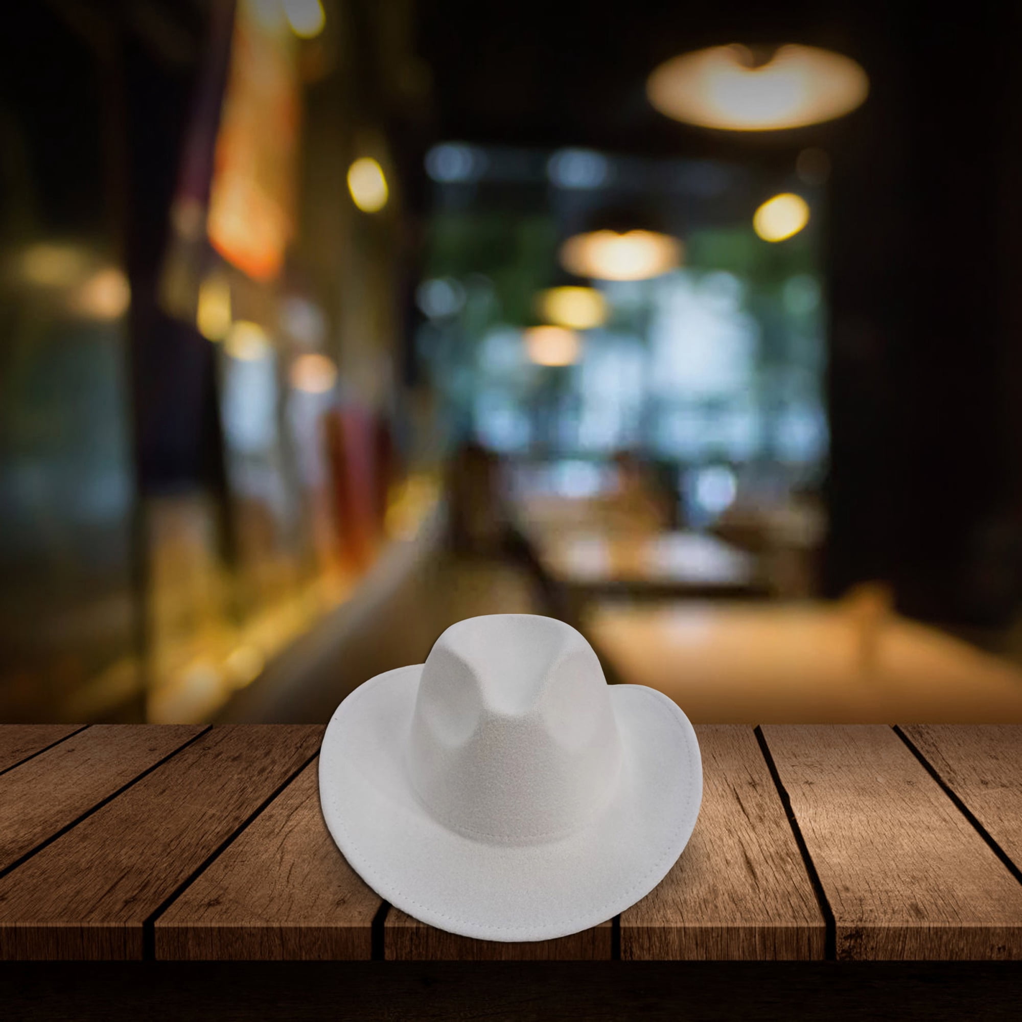Women Men Western Cowboy Hat Retro Vintage Jazz Adult Bull 