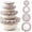 Style C, variant on 3 Pcs Reusable Bowl Cover for Bread Proofing Elastic Bread Proofing Cover for Sourdough Rising Dough Sourdough Baking Accessories