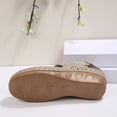 thumbnail image 4 of Hurxie Women Comfortable Flat Sandals: Dressy Summer Sandal - Closed Toe Fisherman Sandals Beige 43, 4 of 7