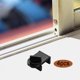 thumbnail image 1 of 4 Piezas Cerradura de Ventana Corredera Perfecl Negro Seguridad Infantil Fácil de Instalar, 1 of 8