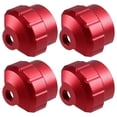 thumbnail image 1 of 4pcs Metal Shock Cap Protector for RC Car, Red, 1 of 5